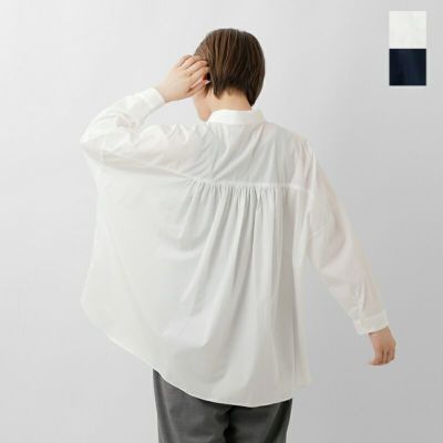 スタンプアンドダイアリー ブラウス STAMP AND DIARY  コットン スモールカラー バックギャザー ブラウス sd502aw41  クーポン対象 20%OFF】STAMP AND DIARY スタンプアンドダイアリー コットン スモール