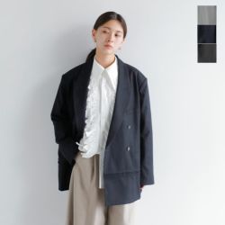 JUN MIKAMI ジュンミカミ ウール フラノ ダブル ジャケット 25aw