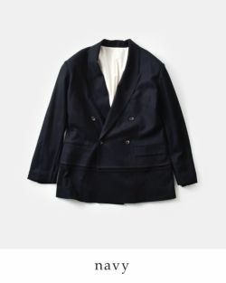 JUN MIKAMI ジュンミカミ ウール フラノ ダブル ジャケット 25aw