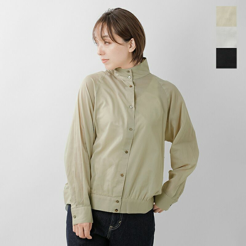 60%OFF】MidiUmi ミディウミ コットン シアー スイングトップ シャツ