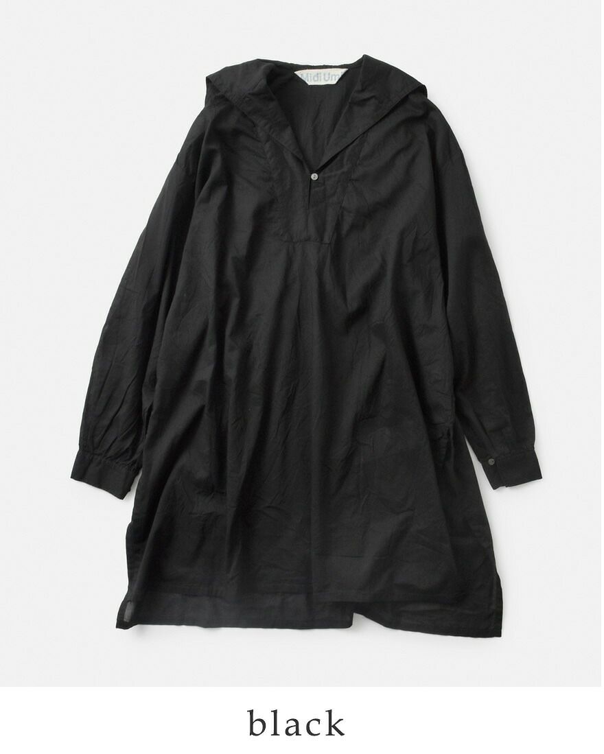 60%OFF】MidiUmi ミディウミ コットン シアー セーラーカラー