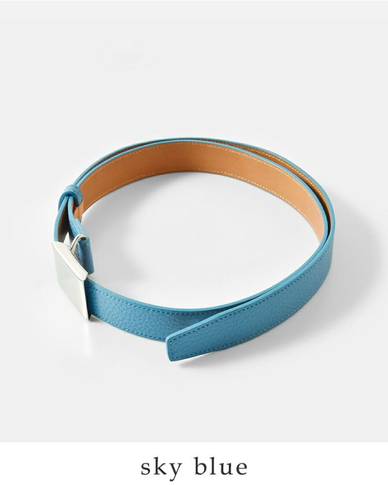 Scye サイ シュリンクレザー ボックス バックル ベルト “Shrink