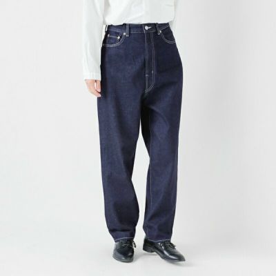 HARVESTY ハーベスティ ワイドエッグデニムロングパンツ サイズ1 HARVESTY｜ワイドエッグ ロングパンツ - 趣佳(シュカ