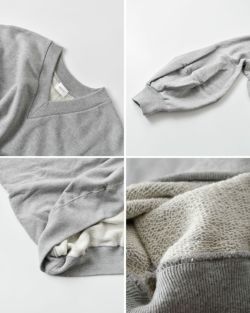 MANOF マノフ ボリューム スリーブ ロゴ スウェットシャツ 89105-1072