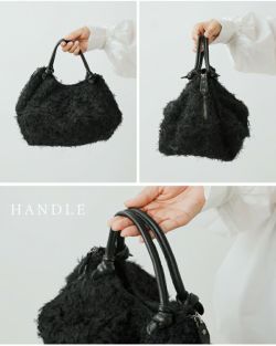 30%OFF】POMTATA ポンタタ レオパジャガード シャギー エンバン トート