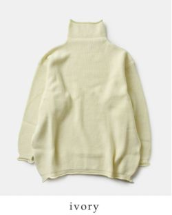 LENO リノ ウール モックネック ニット プルオーバー “MOCK NECK