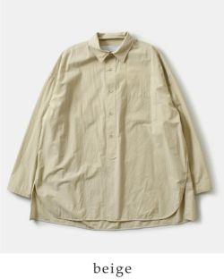 TICCA ティッカ コットン ハーブ スクエア ビッグ シャツ ブルゾン UNI