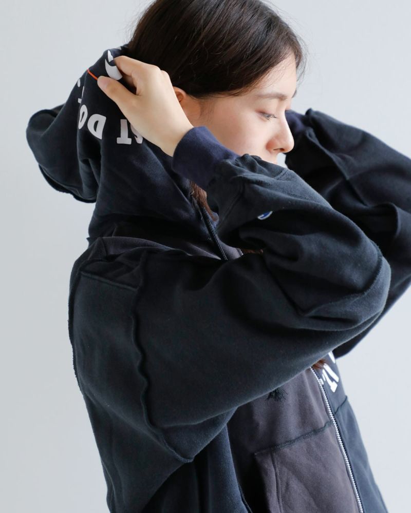 coco 中古 ディセンバーメイ DECEMBERMAY ユニセックス パーカー 2(L) 黒系 ブラック ダブルジップ DECEMBERMAY(ディセンバーメイ)｜中古ゴルフウェア通販サイト