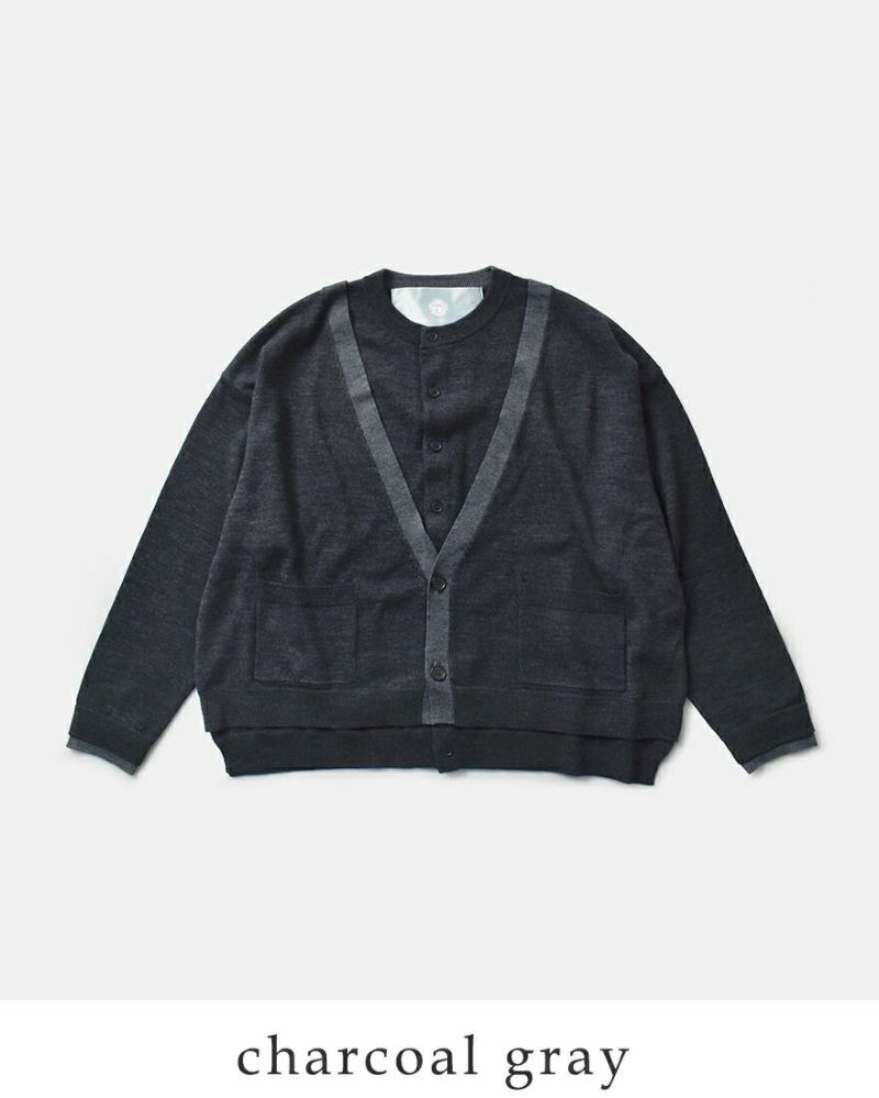 30%OFF】Dulcamara ドゥルカマラ ウール フェイク レイヤード ニット