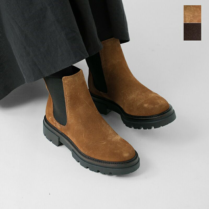30%OFF】eness エネス スエード サイドゴア チェルシー ブーツ st-7967
