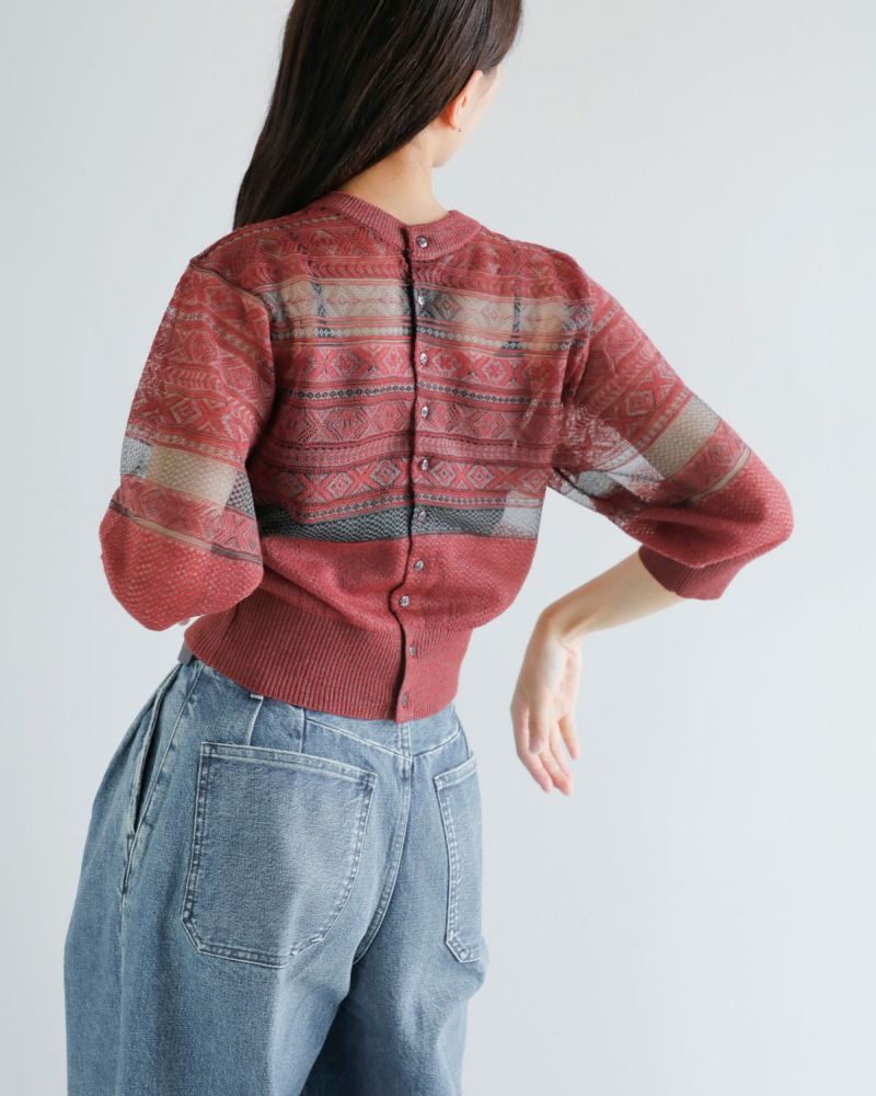 JUN MIKAMI ジュンミカミ ウール モヘア フェアアイル ニット