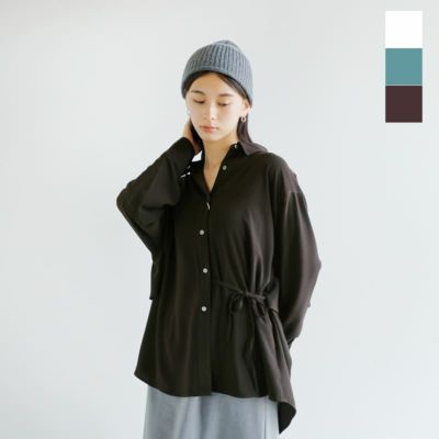 sneeuw スニュウ コットン シルク ポスト 4way プルオーバー