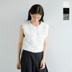 クーポン対象】Pheeta フィータ リボン 切替 ベスト “Vivien” ph014c