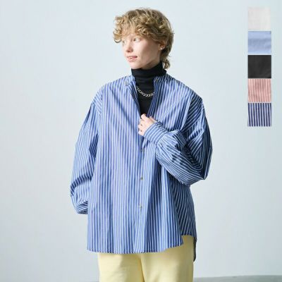 30%OFF】kha:ki カーキ ブロード ボリュームスリーブ バンドカラー