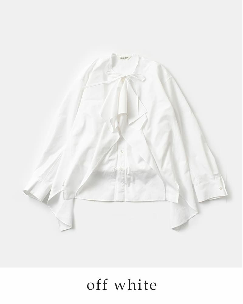 ＜beautiful people＞ 2way コットンリネンシャツ Aletta vita シャツ チュニック 羽織り カシュクール 2way