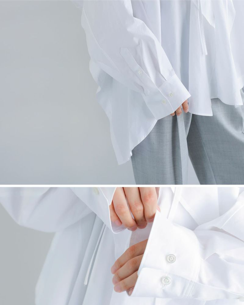 ＜beautiful people＞ 2way コットンリネンシャツ Aletta vita シャツ チュニック 羽織り カシュクール 2way
