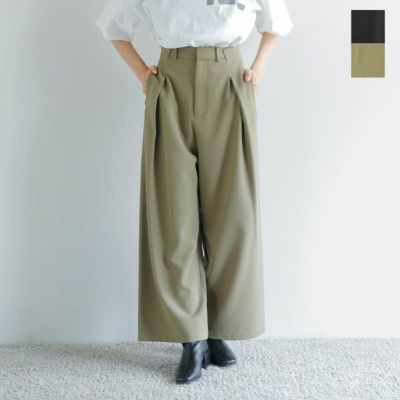 Jiyong Kim ベルト付きサンブリーチタック入りトラウザー ベルト付きバックタックショートトレンチコート（3色）10551