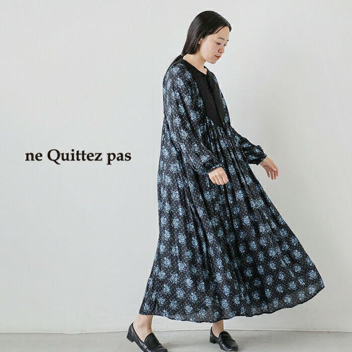 ne Quittez pas ヌキテパ シャンタン ジャガード ポピー