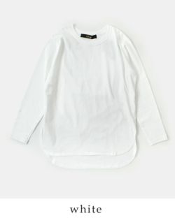 Squady スカディ コットン天竺 ロングスリーブ Tシャツ 903-5810-mt