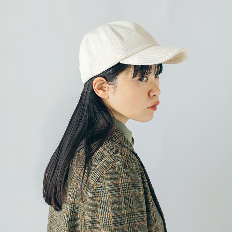 mature ha. M ベージュ mature ha.｜BOXED HAT 11cm Brim WOMEN