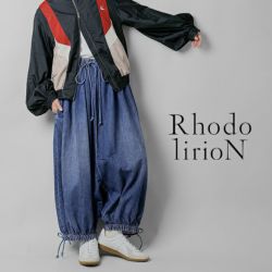 rhodolirionフリルペインターデニムパンツ rhodolirionフリルペインターデニムパンツ rhodolirionフリル