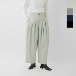 mizuiro ind ミズイロインド ハイウエスト タック パンツ 3