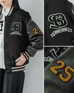 SCYE BASICS サイベーシックス ウール メルトン バーシティ ジャケット