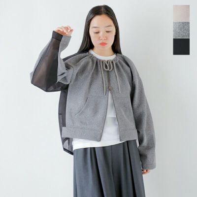 Munich ミューニック シアー メッシュ ダブルラッセル ジップ