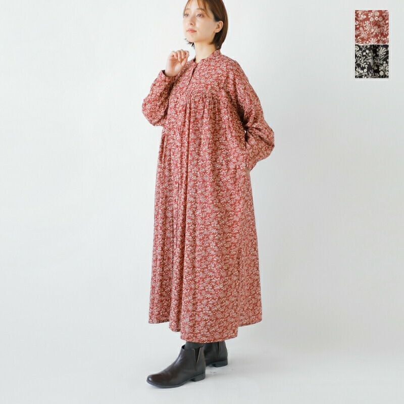 30%OFF】SOIL ソイル コットン スラブ スモールフラワープリント