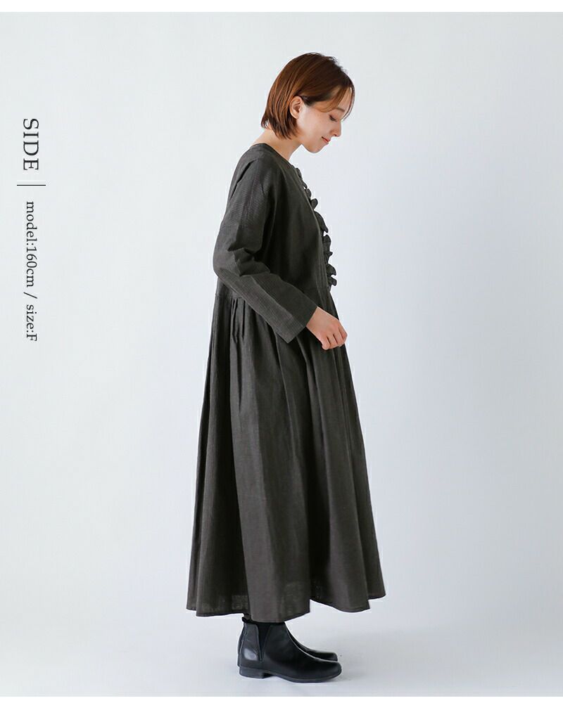 極美品　タグ付き　magari マガリ コットンウール　コートワンピース 極美品 タグ付き magari マガリ コットンウール コート
