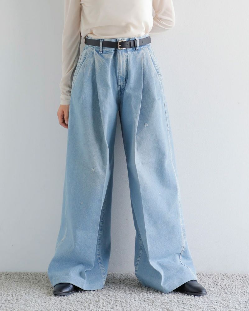 パンツ tanaka TANAKA タナカ デニム ハカマ トラウザー パンツ “HAKAMA JEAN