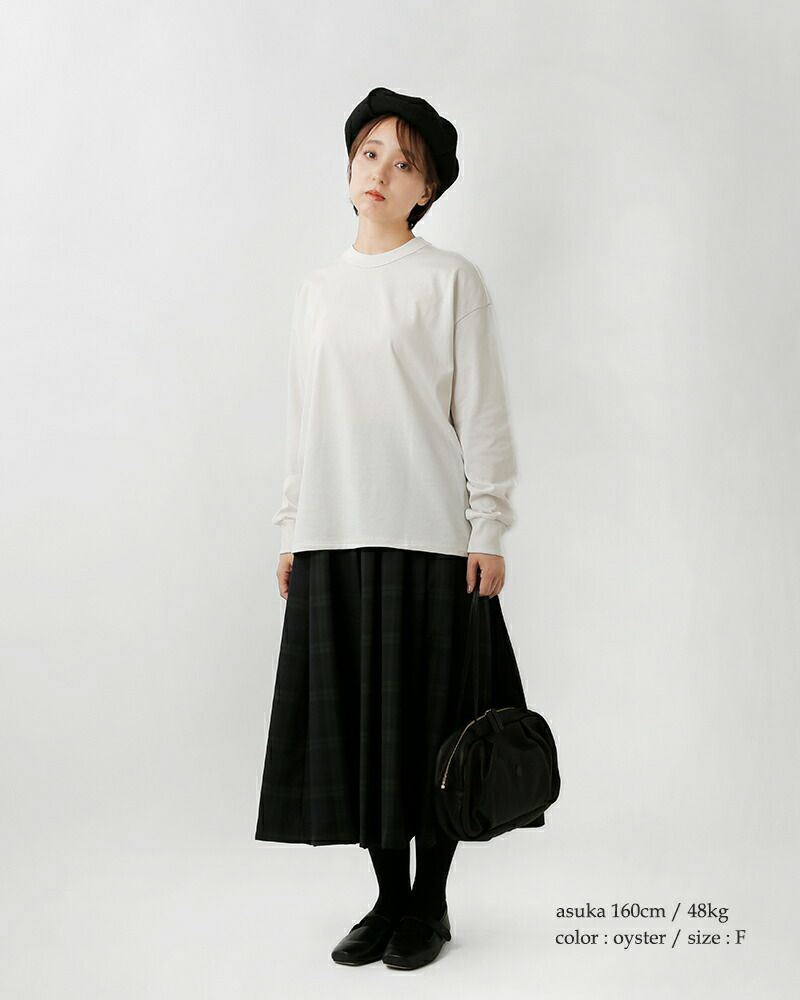 TRAVAIL MANUEL トラバイユマニュアル コットン ミディ天竺 バック