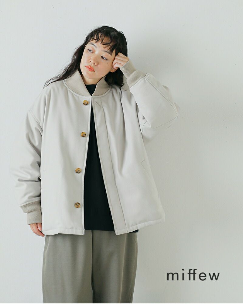 miffew ミフュー バーシティ ダウン ジャケット “VARSITY DOWN