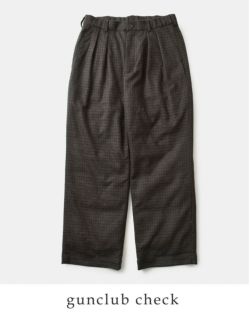 miffew ミフュー 2タック ダウン トラウザー パンツ “2TUCK DOWN