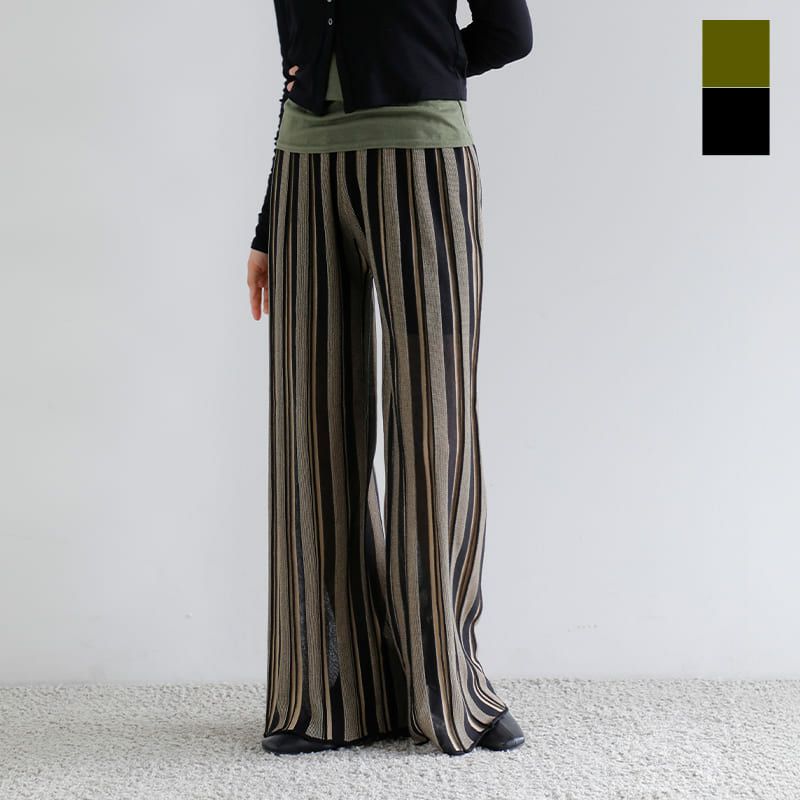 パンツ anuke/Knit Flare Leggings ànuke online store（アンヌーク） / Knit Flare LeggingsKnit Flare