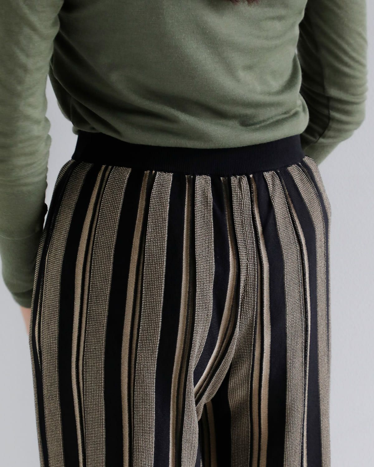 40%OFF】anuke アンヌーク ストライプ ニット パンツ “Stripe Knit