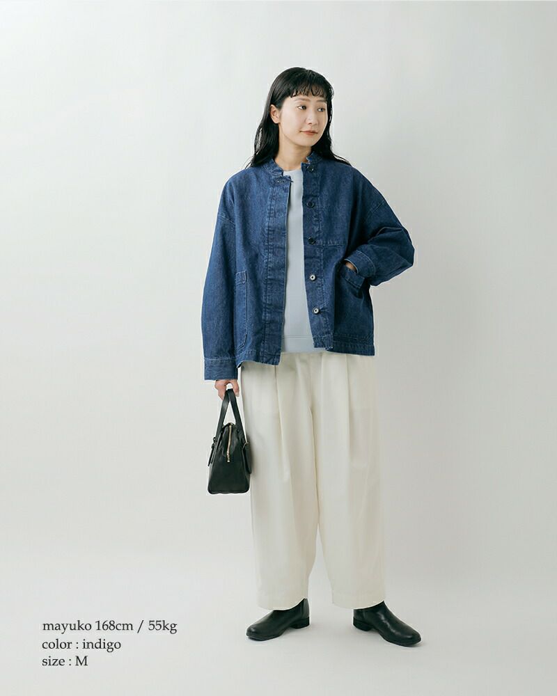 TRAVAIL MANUEL トラバイユマニュアル ムラ糸 デニム ユニティ