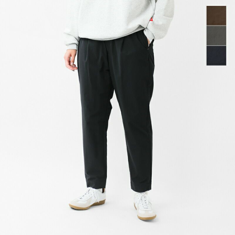 クーポン対象】and wander アンドワンダー ライトダブルクロス パンツ