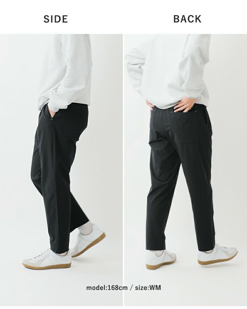 30%OFF】and wander アンドワンダー ライトダブルクロス パンツ “light