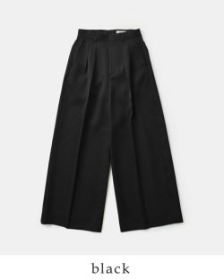 最終価格   新品　＜LOEFF＞ギャバ キュロット LOEFF＞W ギャバ キュロット パンツ