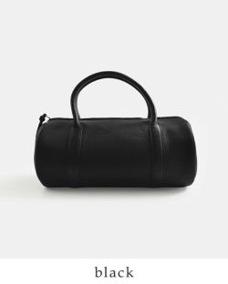 Aeta アエタ ディアレザー シリンダー ボストンバッグ “DEER” da127-nk