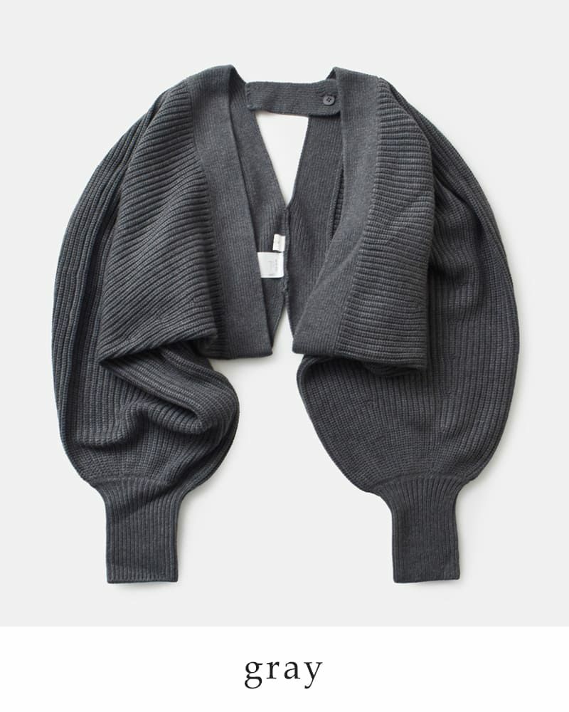 40%OFF】MANOF マノフ ボリューム スリーブ ニット ボレロ 89106-2022