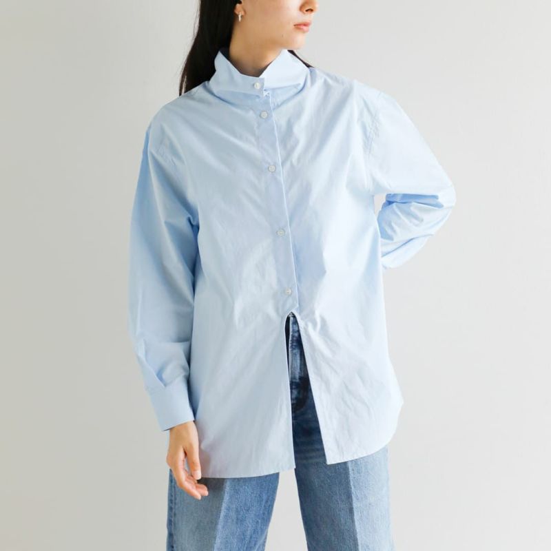 MANOF マノフ ハイネック 2way シャツ 89122-4252-ms レディース | Piu