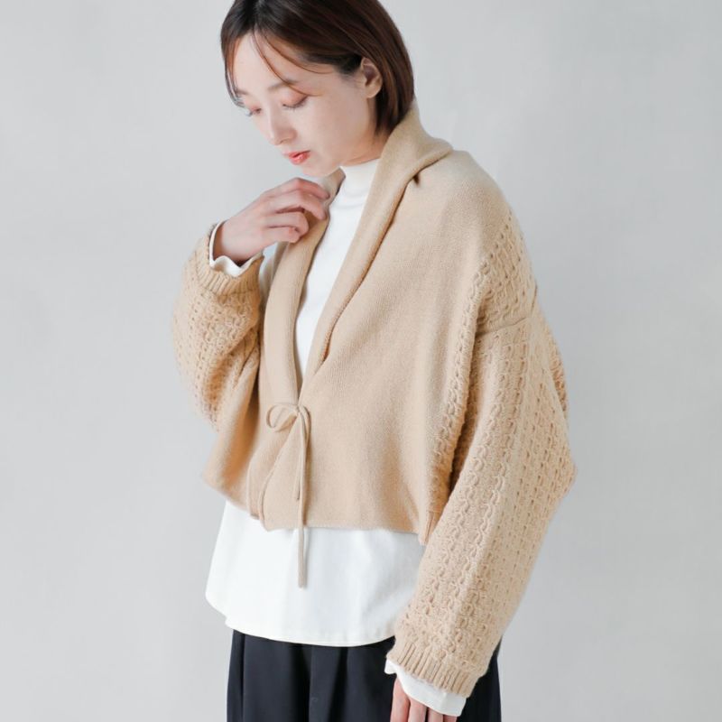 Vlas Blomme ヴラスブラム ブラスブラム  タスマニアンウール 2way ボレロ 11305095-mt 2025aw新作 レディース ☆☆ クーポン対象 30%OFF】Vlas Blomme ヴラスブラム ブラスブラム タスマニアンウール