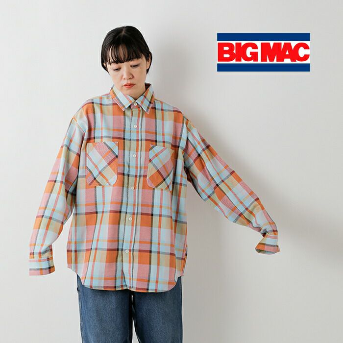 BIG MAC ビッグマック コットン チェック 長袖 シャツ bmc BIG MAC ビッグマック コットン チェック 長袖 シャツ bmc