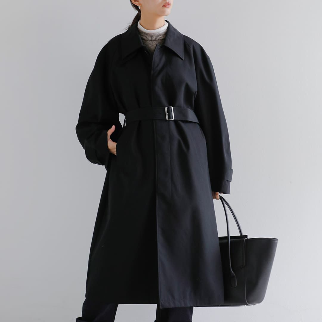 40%OFF】CLANE クラネ バルキー ライン ステンカラーコート 19101-0022