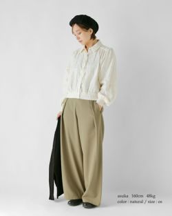 ASEEDONCLOUD アシードンクラウド セイヤコウ ユニフォーム ブラウス “Seiyakou uniform blouse” 252604-tr 2025aw新作 レディース ☆☆ クーポン対象 50%OFF】ASEEDONCLOUD アシードンクラウド セイヤコウ ユニフォーム