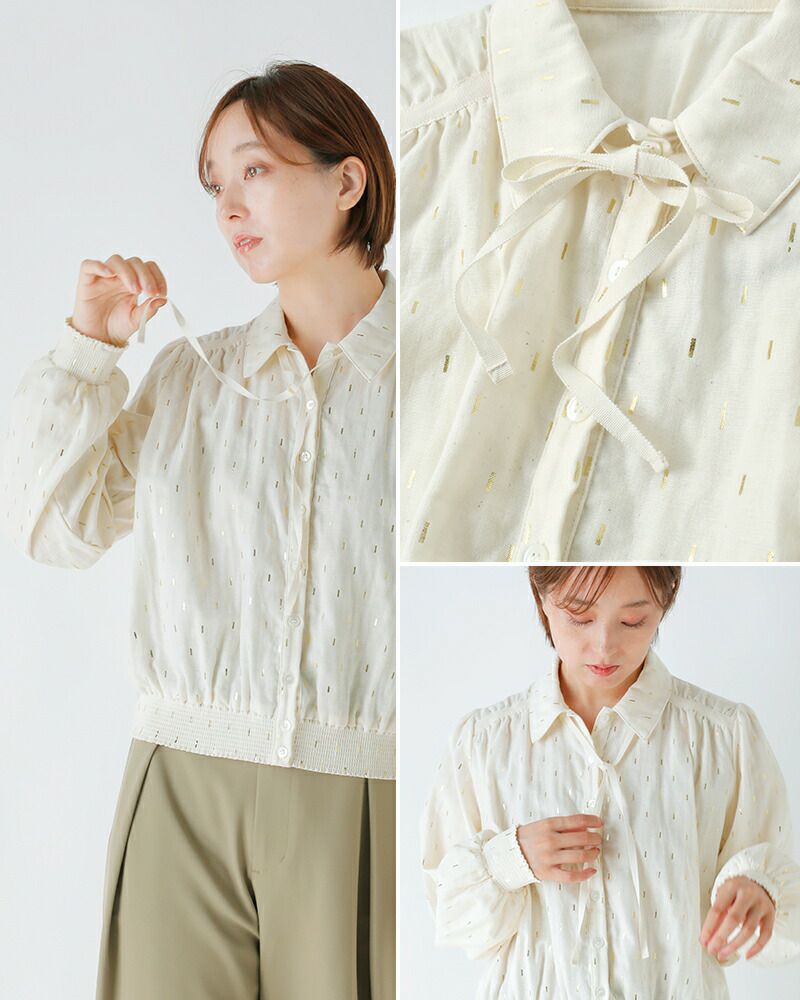 ASEEDONCLOUD アシードンクラウド セイヤコウ ユニフォーム ブラウス “Seiyakou uniform blouse” 252604-tr 2025aw新作 レディース ☆☆ クーポン対象 50%OFF】ASEEDONCLOUD アシードンクラウド セイヤコウ ユニフォーム