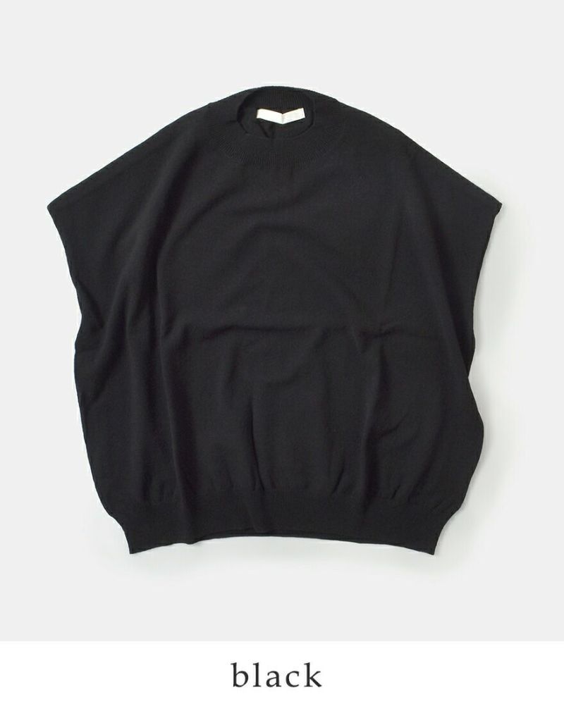 evam eva エヴァムエヴァ コットン ベスト e253k022-mt レディース