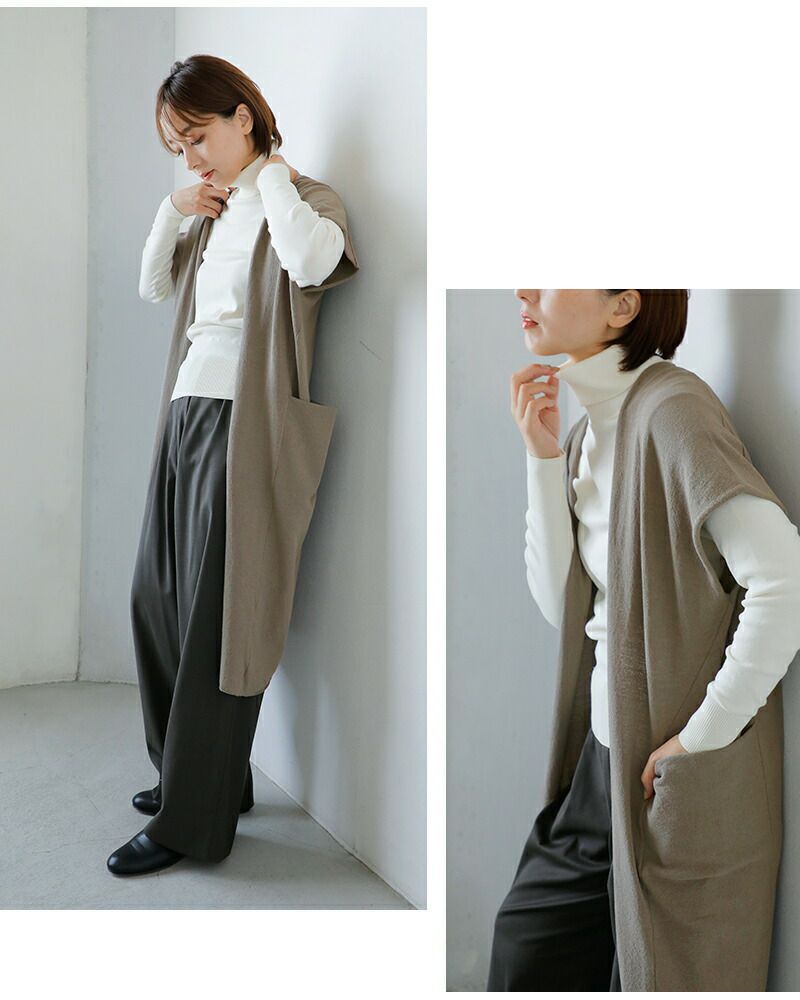 evam eva ニットベスト evam eva / ニットベスト - メルカリ